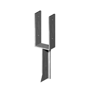 U-Pfostenlasche feuerverzinkt T-Dolle 71mm